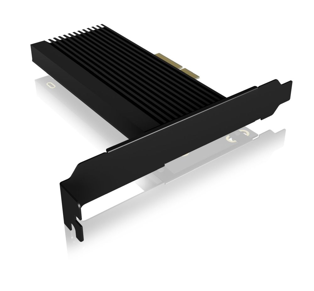 ICY Box Schnittstellenkarte, M.2 M-Key Sockel für eine NVMe SSD, PCI-Express, IB-PCI208-HS,